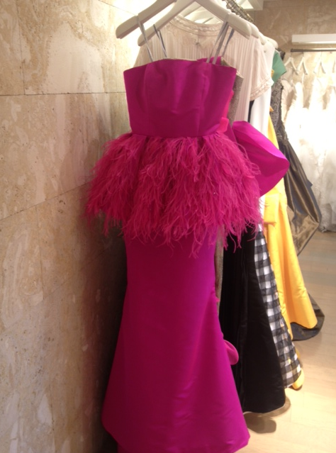 Sassy Pink Oscar de la Renta dress