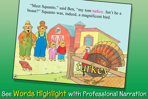 thanksgiving apps for kids, Berenstain Bears Give Thanks eBook
