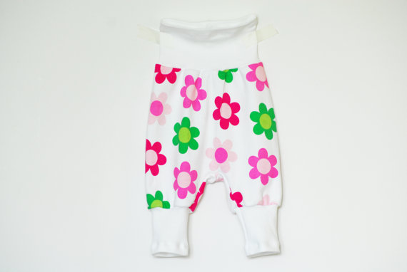 baby girls jersey trousers, etsy kids clothes