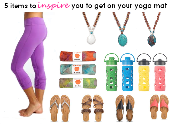 5 items to inspire you to get on your yoga mat