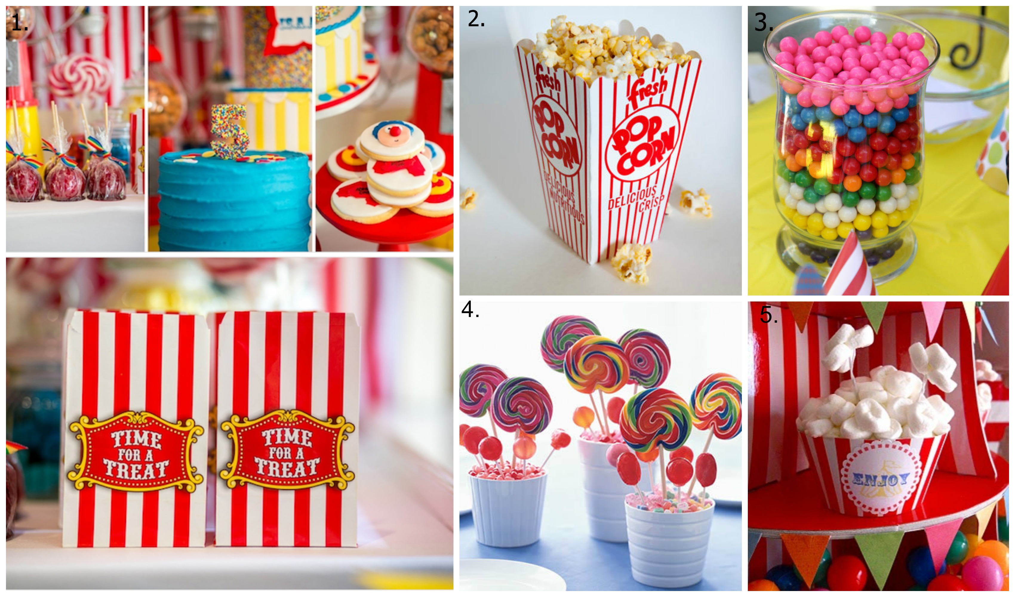 Circus party food ideas