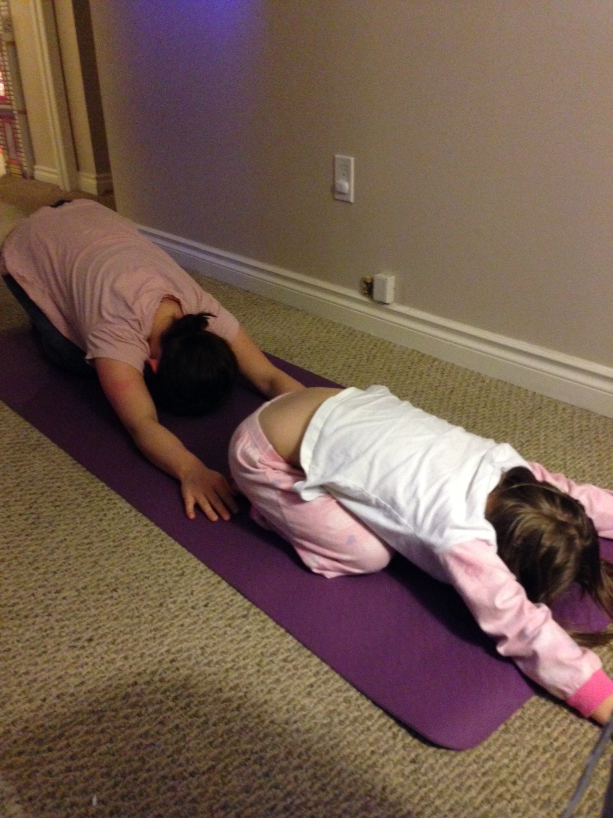 Mommy and me yoga!