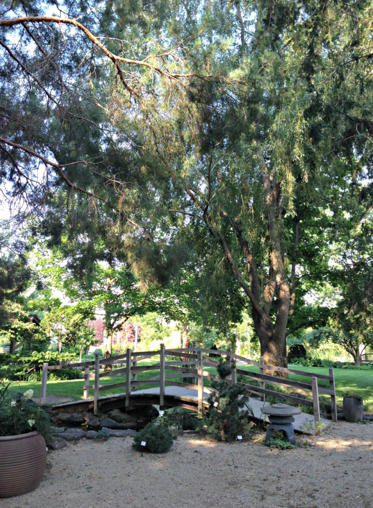 A bridge in the Meditation Garden, Idaho Botanical Garden
