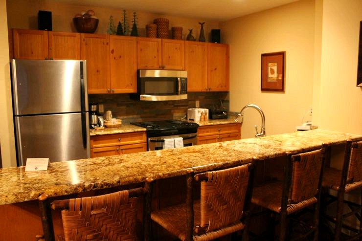 The Springs Condo Kitchen Keystone Colorado Vacation Rental