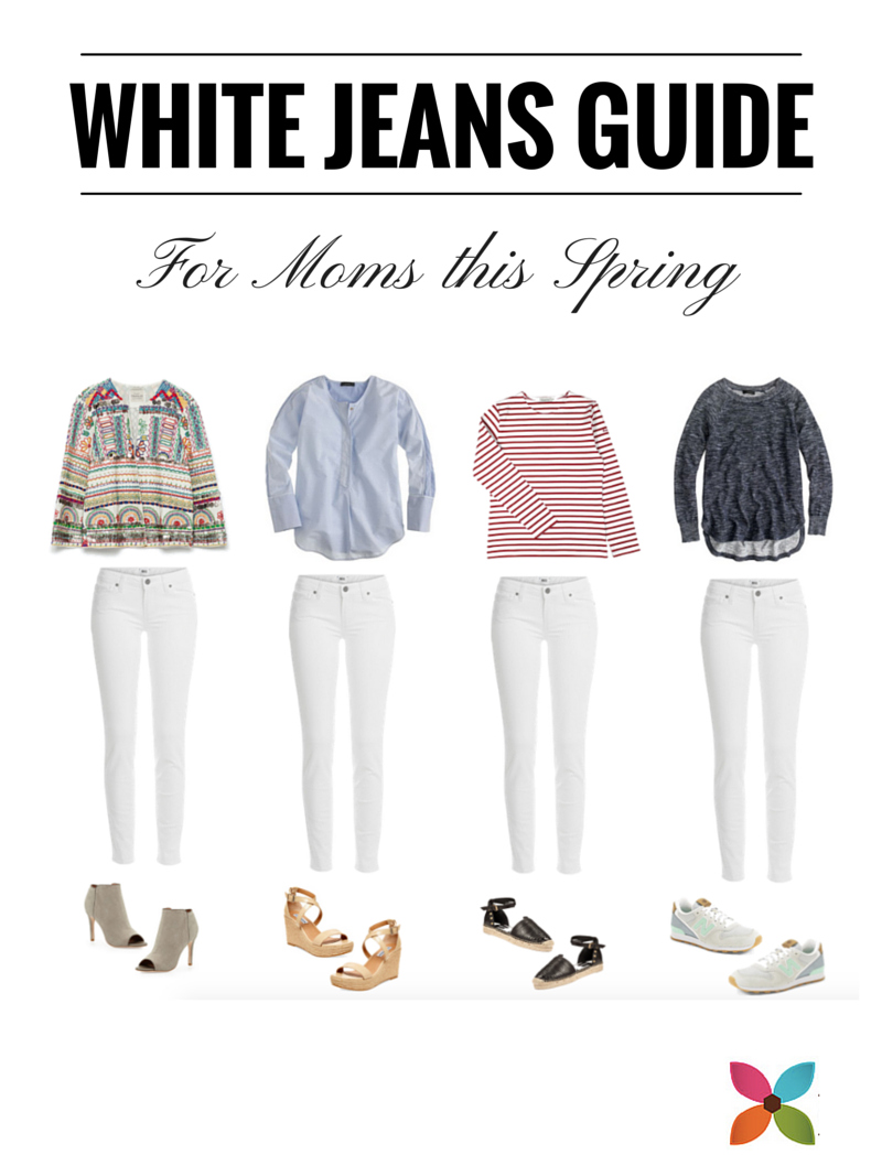 White Jeans Guide for Moms this Spring