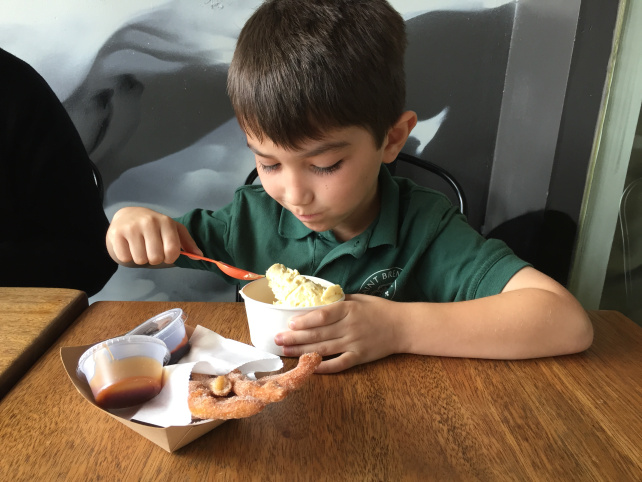 10 Places to take kids in LA: Churro Borough Ice Cream Parlor