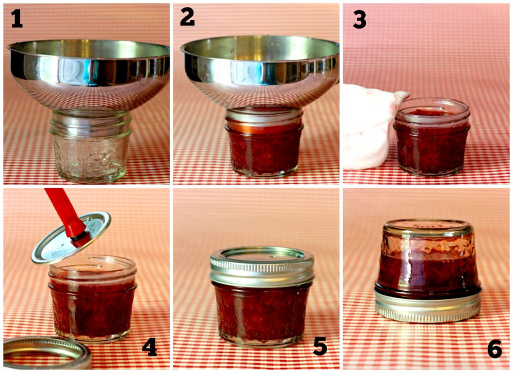 How To Can Jar Homemade Strawberry Preserves steps