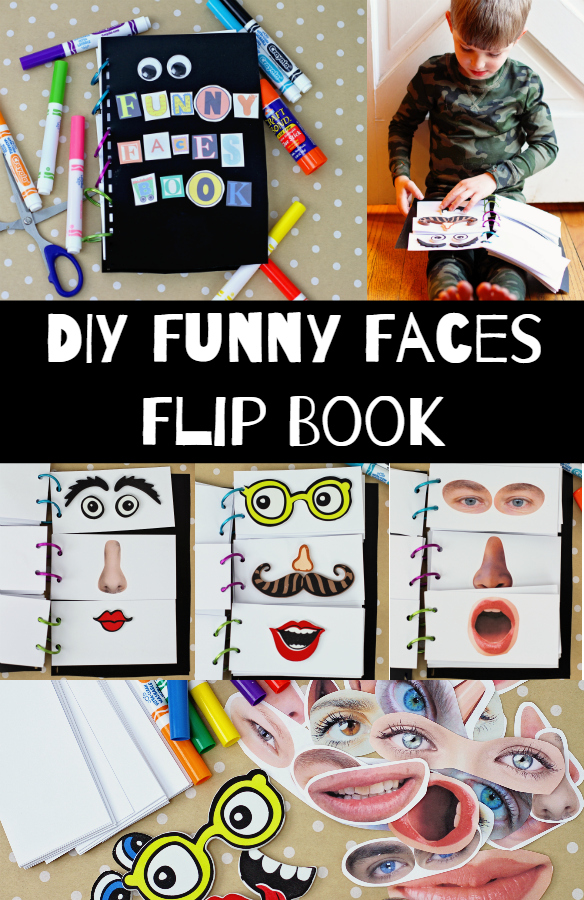 DIY Flip Book with Funny Faces