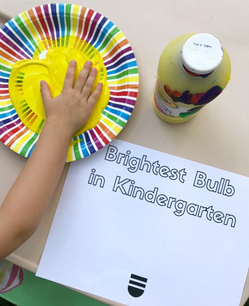 DIY back to school craft for kindergarteners
