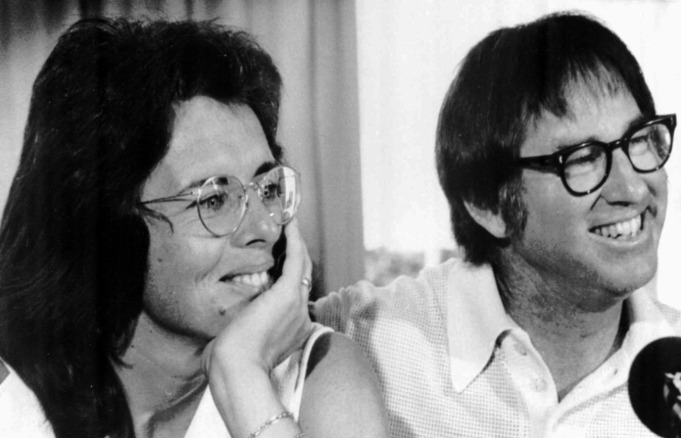 Billie Jean King and Bobby Riggs