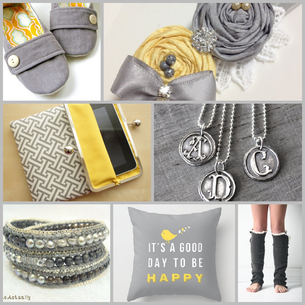 Color Crush Grey and Yellow