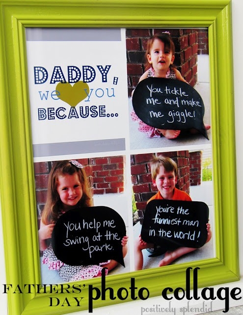 fathers day photo collage