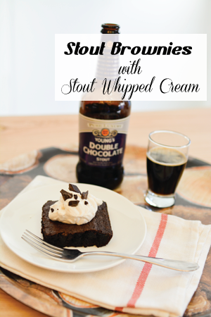 Stout-Beer-Brownies-with-Stout-Whipped-Cream-Title-Image