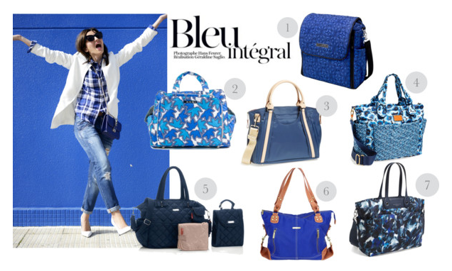 Diaper Bags in Blue Fall 2014