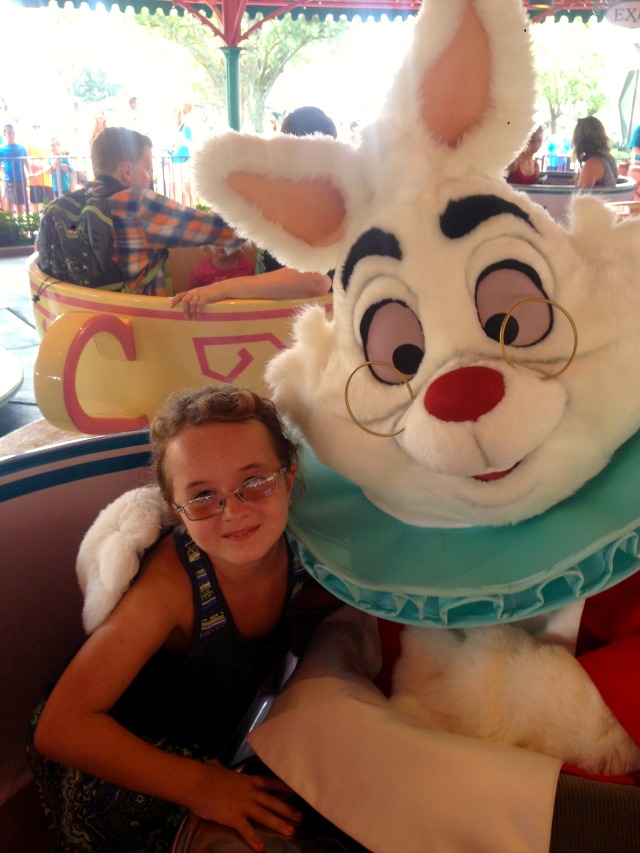 Tea Cups Disney World with The White Rabbit