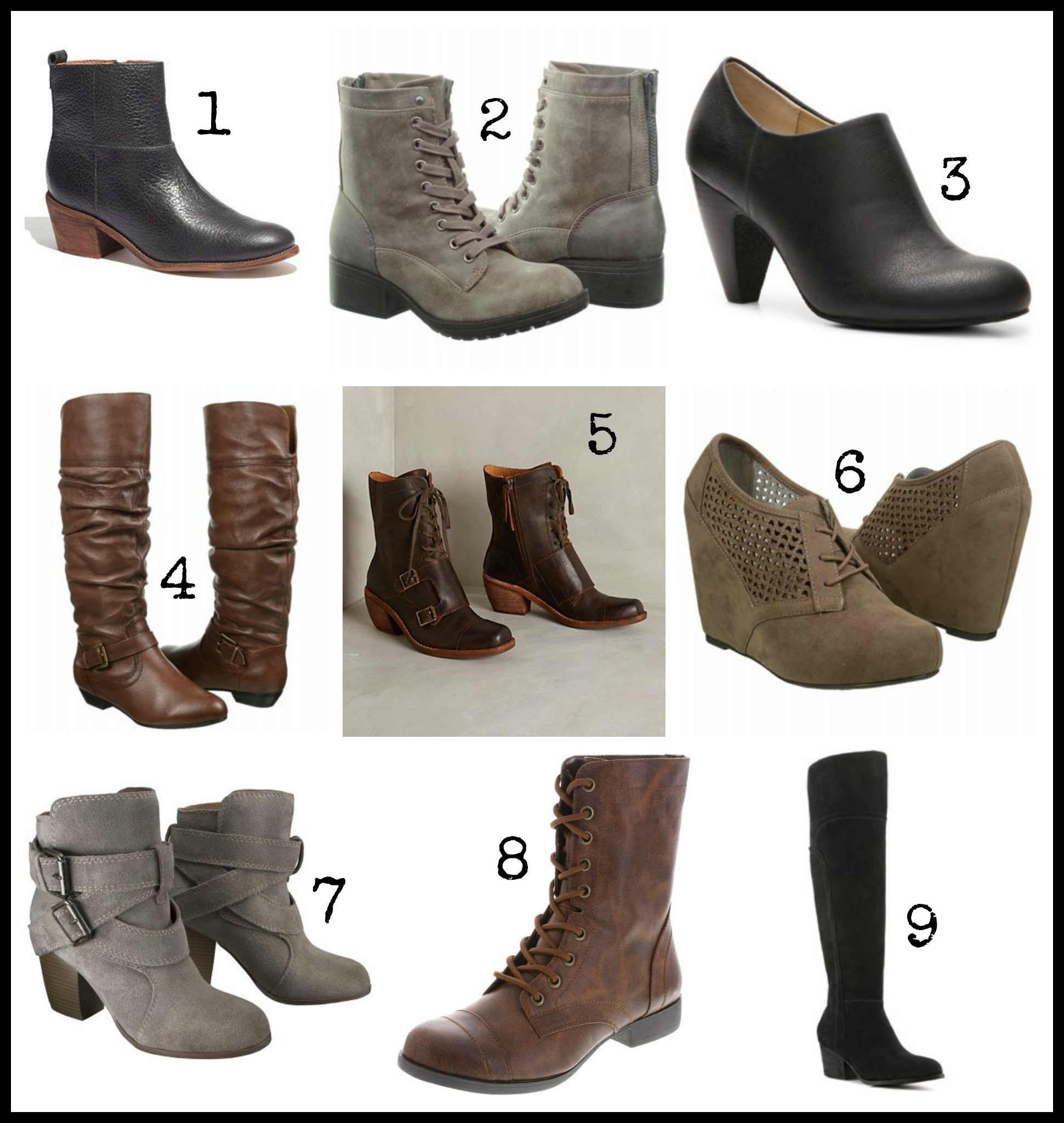 styles of boots
