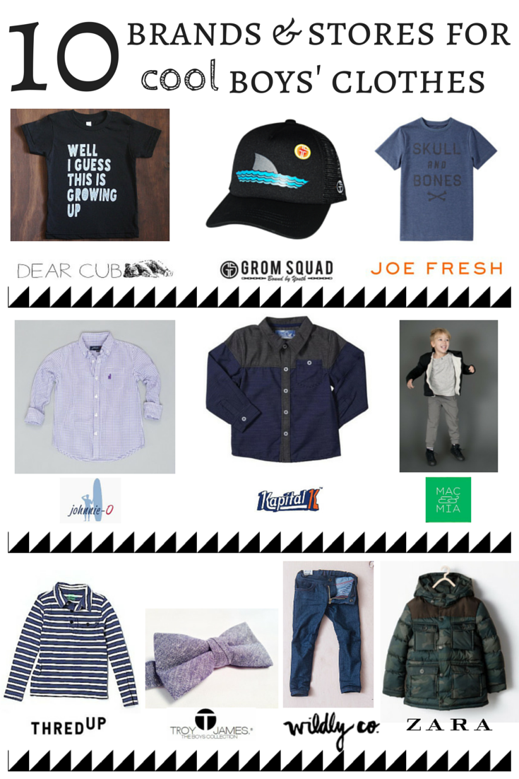 10 Places to get cool boy clothes 