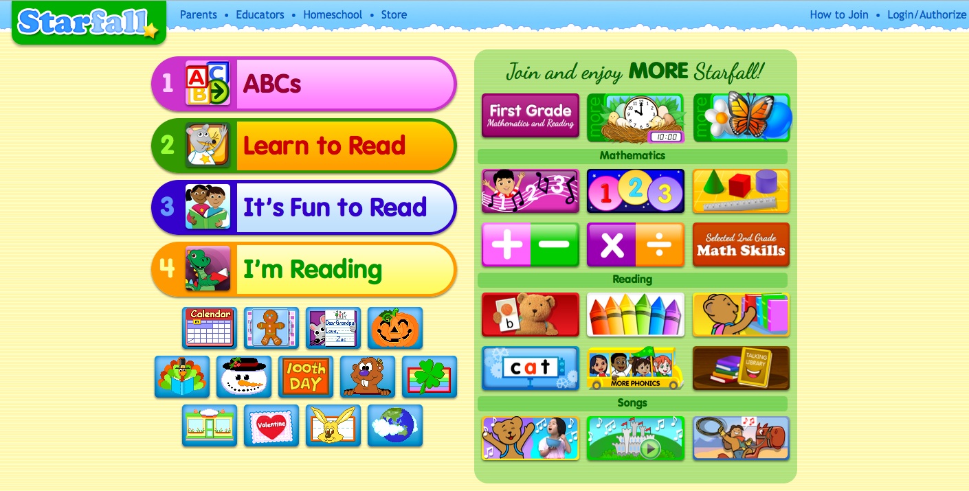 Websites for Preschoolers: Starfall.com