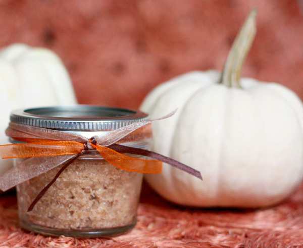 DIY Hostess Gift: Pumpkin Spice Sugar Scrub